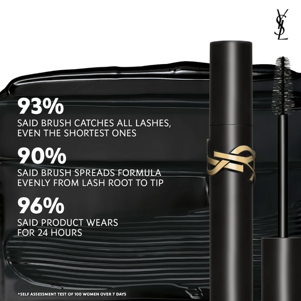 YSL Lash Clash Mascara Volume Extreme: Black, 2ml (Travel Size), NIB